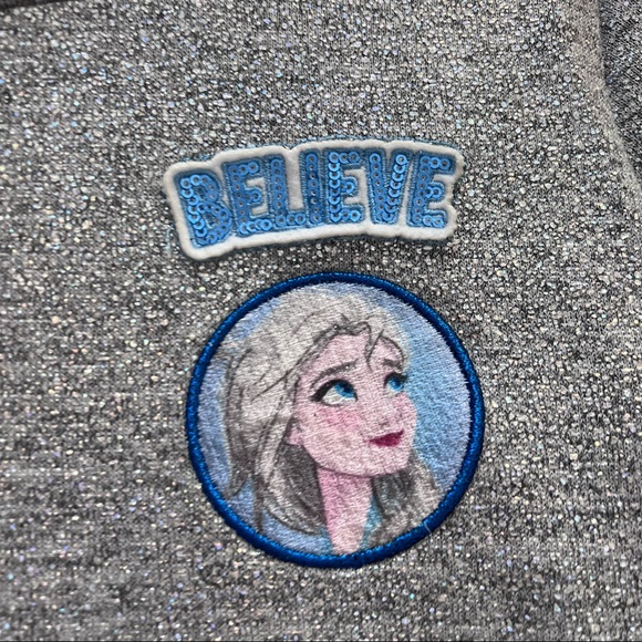 Frozen 2 girls silver top size large 10/12 - Picture 6 of 6